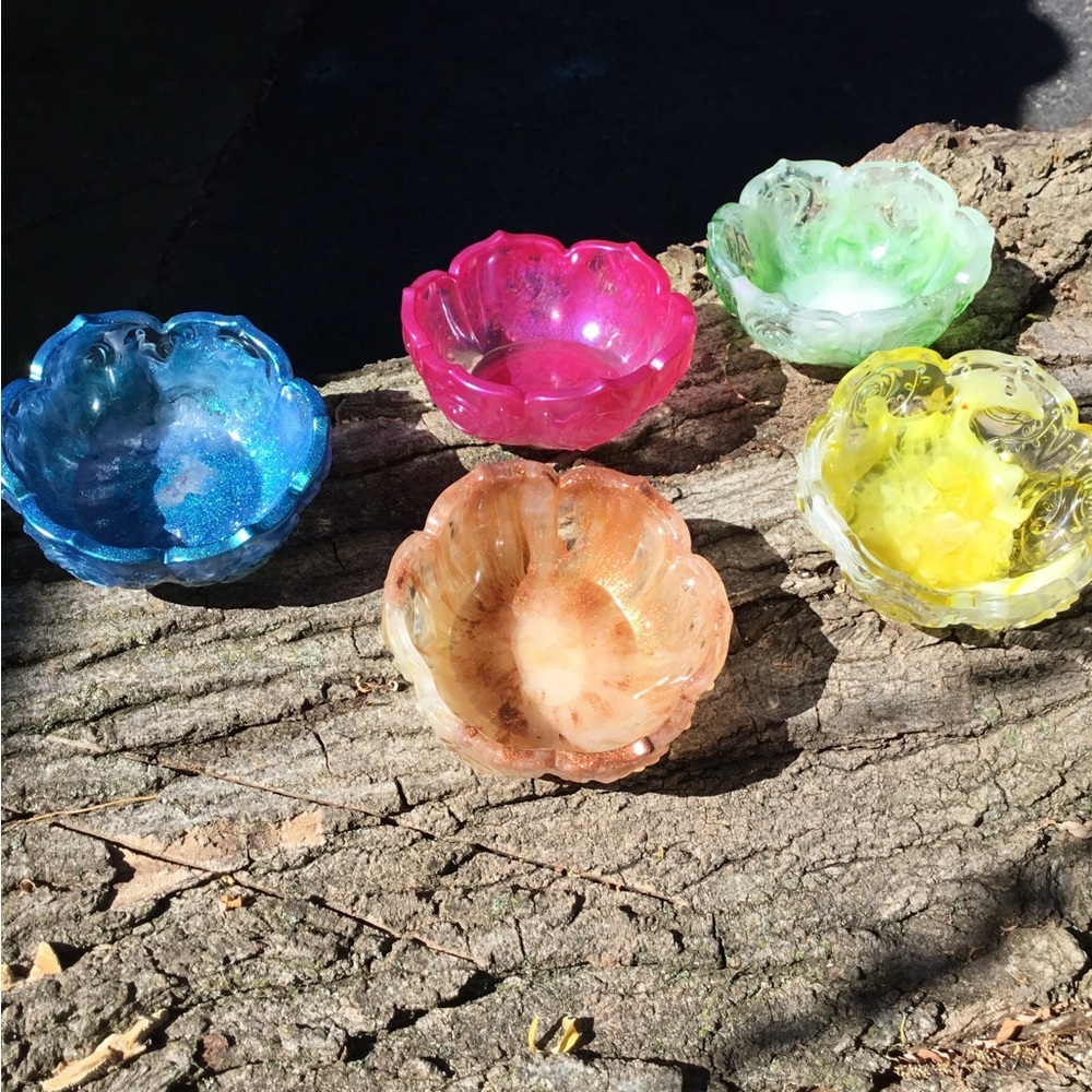 Colorful ResinBowls set of 2 any color.
